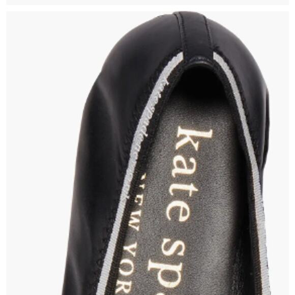 kate spade new york Claudette Flats Size 5 Black NWT - Picture 5 of 10